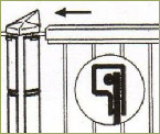 pose de la lisse bastion