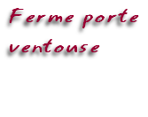 Ferme porte
ventouse

