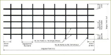 Panneau de grillage ondulé clair - GRILLAGES