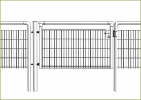 main courante habillage double fils